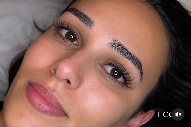 After: lash extensions by Gul Lashes Dubai